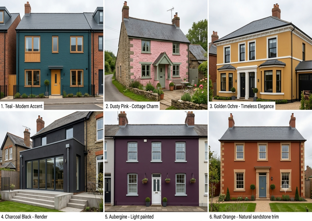 7 Best Exterior House Colours in the UK